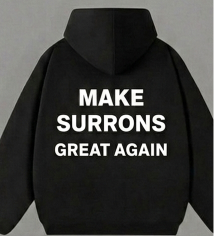 VEXMOTO-MAKE SURRONS GREAT AGAIN HOODIE(BLACK)