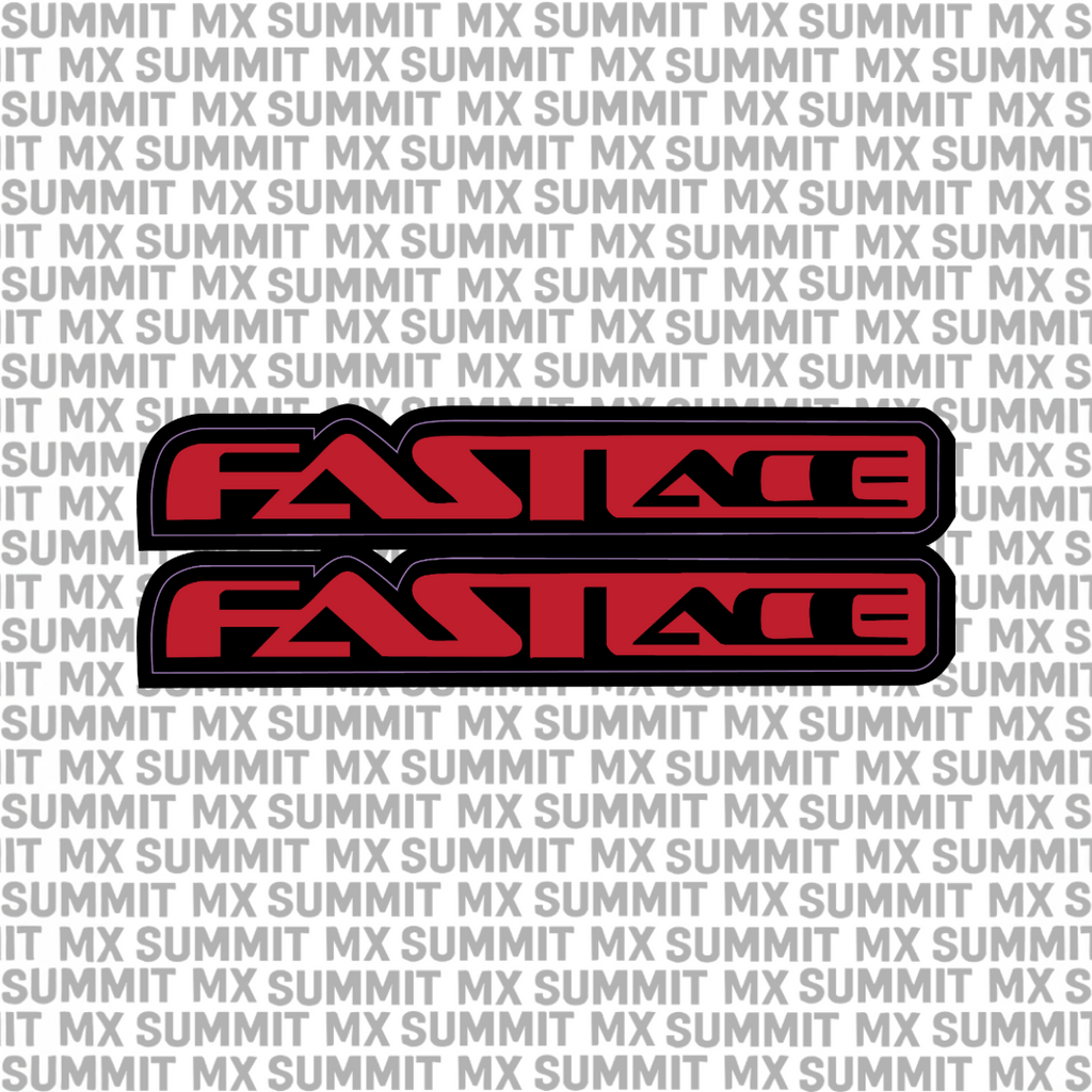 Fastace Fork Tube Decal (Without Fastace Icon)